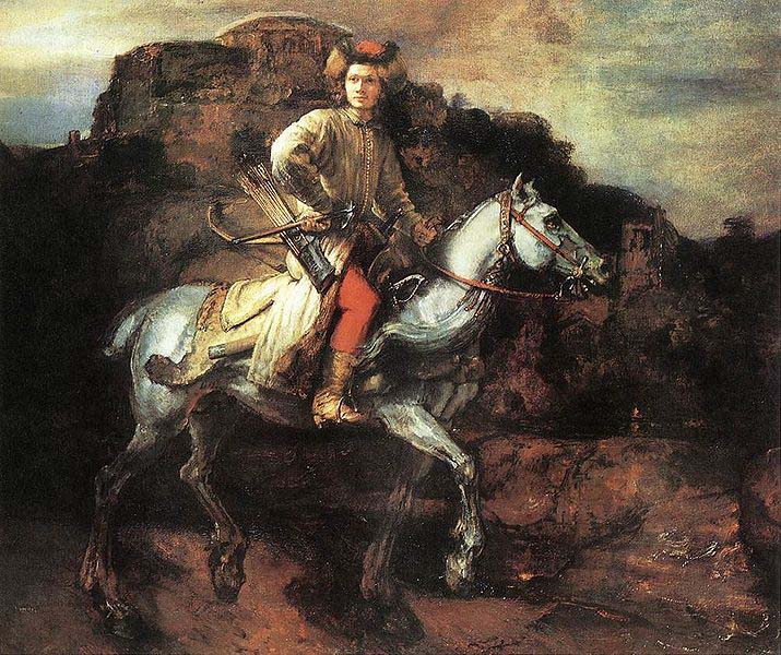The Polish Rider  A Lisowczyk on horseback.